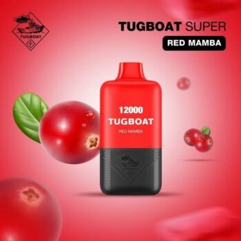 Tugboat 12k Puffs Red Mamba flavor disposable vape