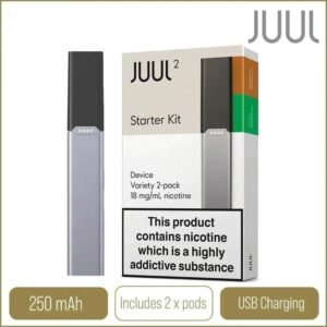 JUUL 2 Starter Kit Dubai UAE premium vape device 2-pack 18mg pod system