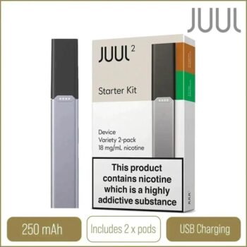 JUUL 2 Starter Kit Dubai UAE premium vape device 2-pack 18mg pod system