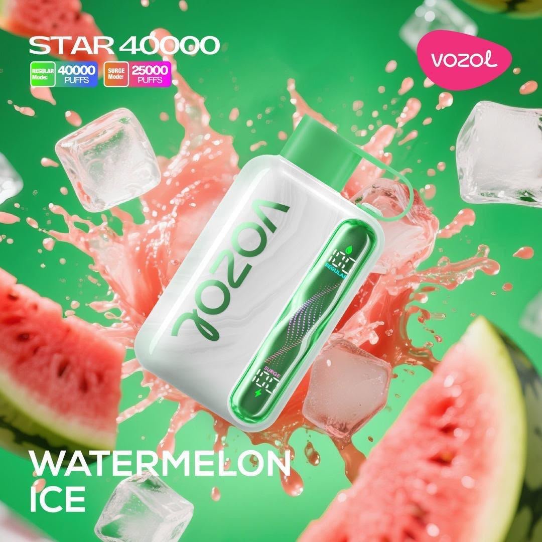 WhatsApp Image 2026-06-29 at 4.02.06 PM (1) Buy Vozol 40k Puffs Watermelon Ice intensely cooling sweet summer watermelon flavor disposable vape.