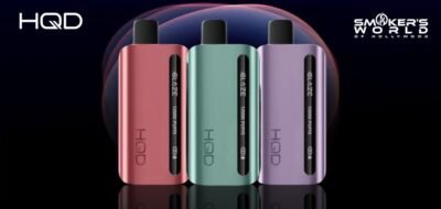 HQD Glaze 12k Puffs disposable vape with smart LED indicator screen available at US Vape UAE