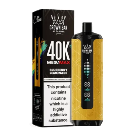 Al Fakher Crown Bar 40K Dubai Blueberry Lemonade flavor disposable vape