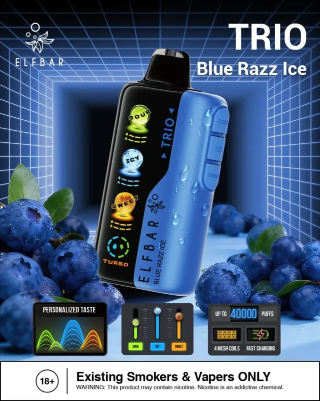 buy-elf-bar-40k-puffs-blue-razz-ice-vape-dubai Buy Elf Bar 40k Puffs Blue Razz Ice sweet and tangy blue raspberry menthol freeze flavor vape
