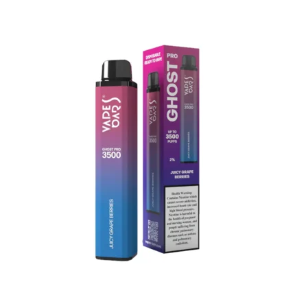 Ghost Pro 3500 Dubai Juicy Grape Berries flavor disposable vape