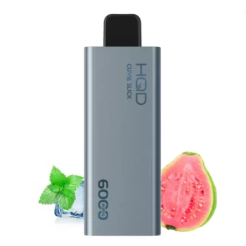 HQD Cuvie Slick 6000 Puffs Disposable Vape featuring an ultra-slim aluminum metallic design line available at US Vape UAE.