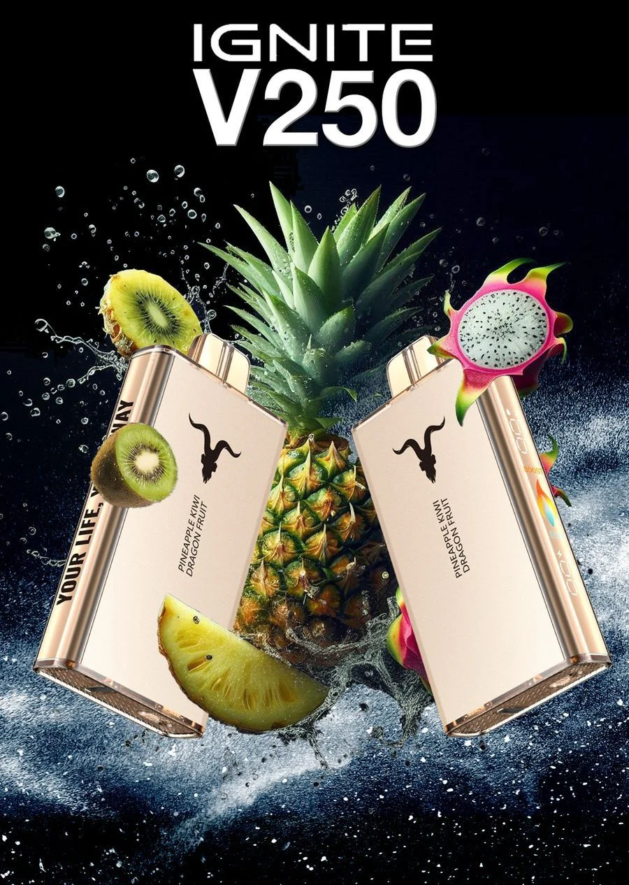 ignitev250pineapplekiwidragonfruit_1024x1024@2x Ignite V250 25000 Puffs Pineapple Kiwi Dragon Fruit exotic flavor