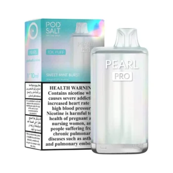 Pod Salt 10k Puffs Pearl Pro Disposable Vape featuring a premium translucent pearl chassis style available at US Vape UAE.