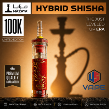 Mazaya 100K Puffs Hybrid Shisha Disposable Vape in Dubai UAE